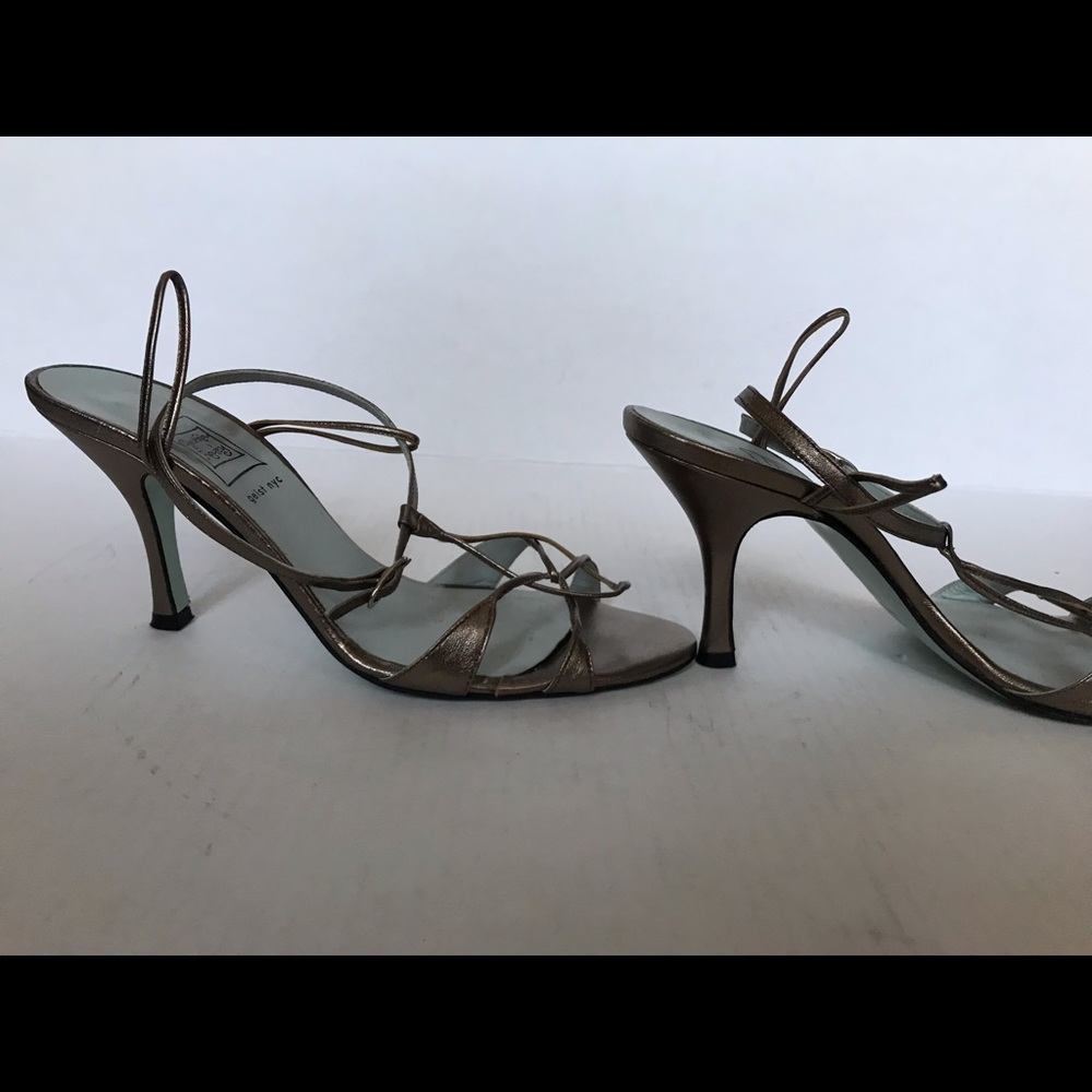 Cynthia Rowley Bronze Heels - Picture 2 of 8